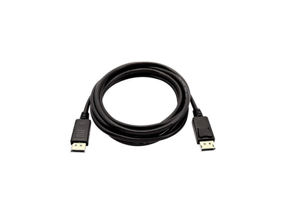 V7 Black Video Cable Mini DisplayPort Male to DisplayPort Male 1m 3.3ft