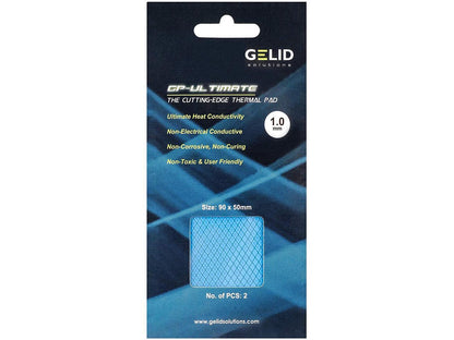 Gelid Solutions GP-Ultimate 15W- Thermal Pad 90x50x1.0mm. Excellent Heat Conduction, Ideal Gap Filler. Easy Installation