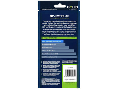 GELID GC-Extreme 10g with Tooling - Thermal Conductive Paste for Heatsink | Maximum Thermal Conductivity | Easy Application | Not Corrosive