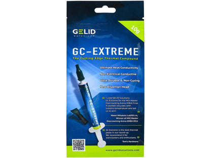 GELID GC-Extreme 10g with Tooling - Thermal Conductive Paste for Heatsink | Maximum Thermal Conductivity | Easy Application | Not Corrosive