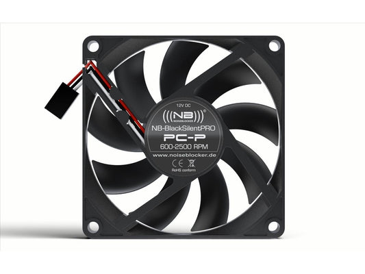 Noiseblocker NB-BlackSilentPro PC-P 80mm x 15mm 2500RPM 26dBA 4 Pin (PWM) Fan