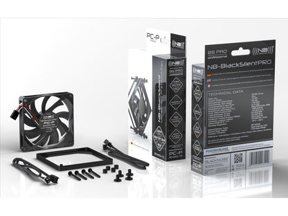 Noiseblocker NB-BlackSilentPro PC-P 80mm x 15mm 2500RPM 26dBA 4 Pin (PWM) Fan