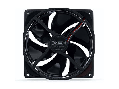 Noiseblocker NB-eLoop Series B12-PS Black Edition 120mm PWM Bionic Loop Rotor Fan, 1500rpm, 21 dBA