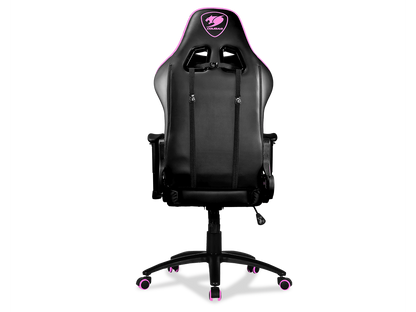 Cougar Armor One Eva (Pink) Gaming Chair with Breathable Premium PVC Leather and Body-embracing High Back Design