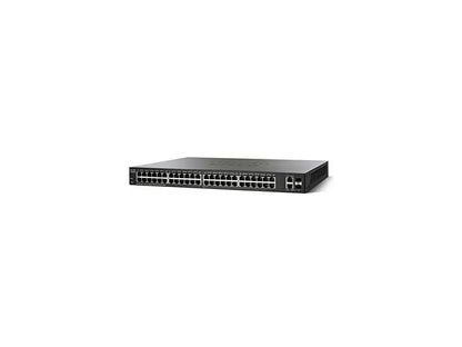 Cisco 220 Series SG220-50P - Switch - Managed - 48 x 10/100/1000 (PoE) + 2 x combo Gigabit SFP - desktop, rack-mountable