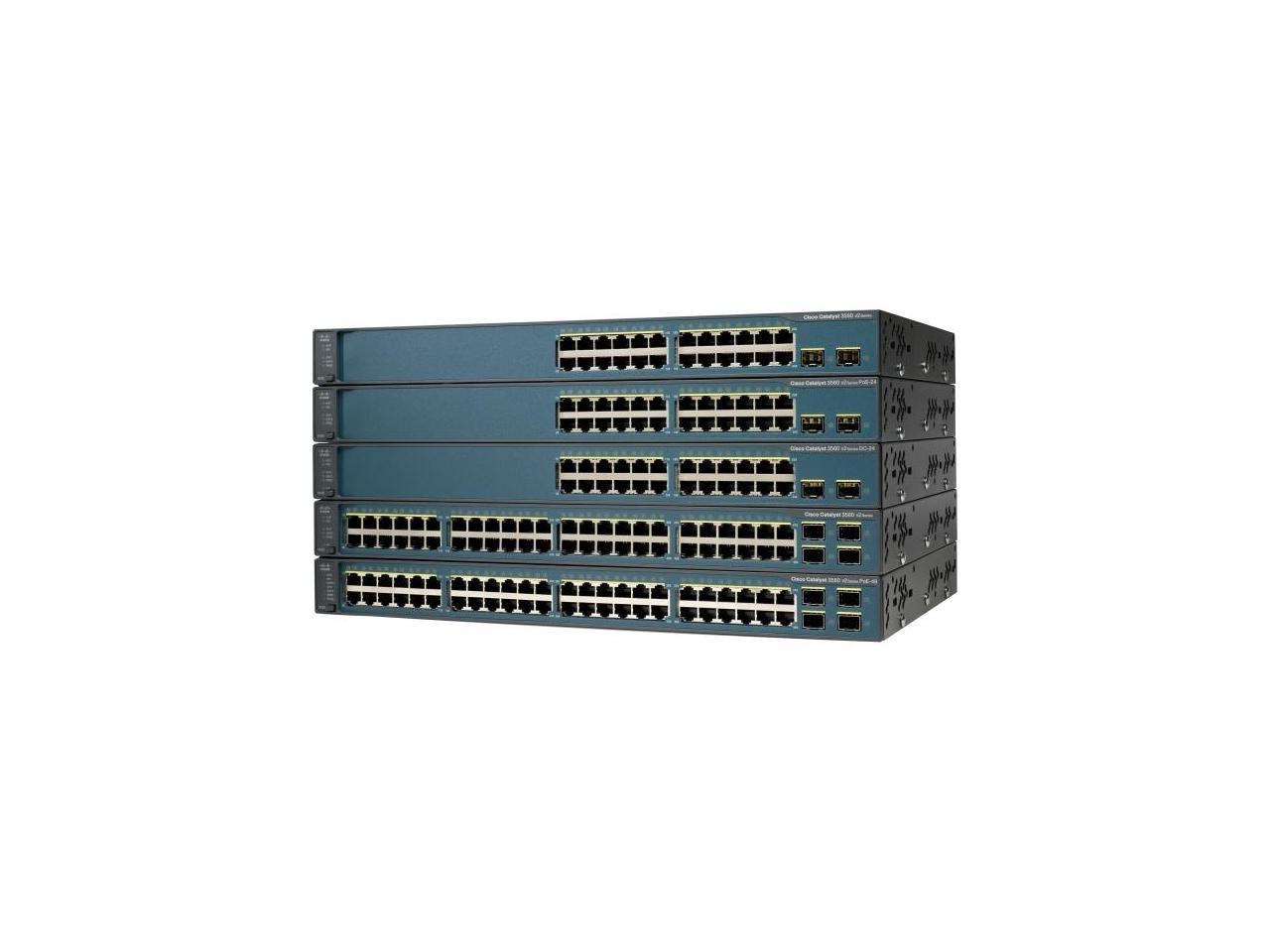 Cisco WS-C3560V2-24TS-S Catalyst 3560V2 24 10/100 + 2