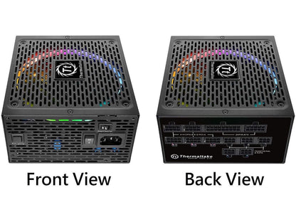 Thermaltake Toughpower Grand RGB 1200W 80+ Platinum Smart Zero RGB Fan, SLI/CrossFire Ready Continuous Power, Full Modular ATX 12V 2.4/EPS 12V 2.92 Power Supply 10 Year Warranty PS-TPG-1200F1FAPU-1