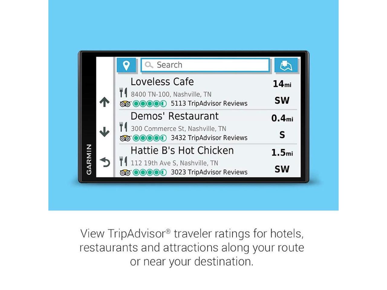 Garmin DriveSmart 65 Automobile Portable GPS Navigator - Portable, Mountable