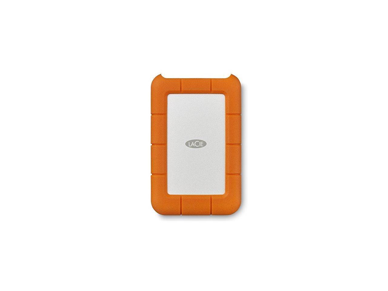 LaCie Rugged SECURE 2TB External Hard Drive Portable Model STFR2000403