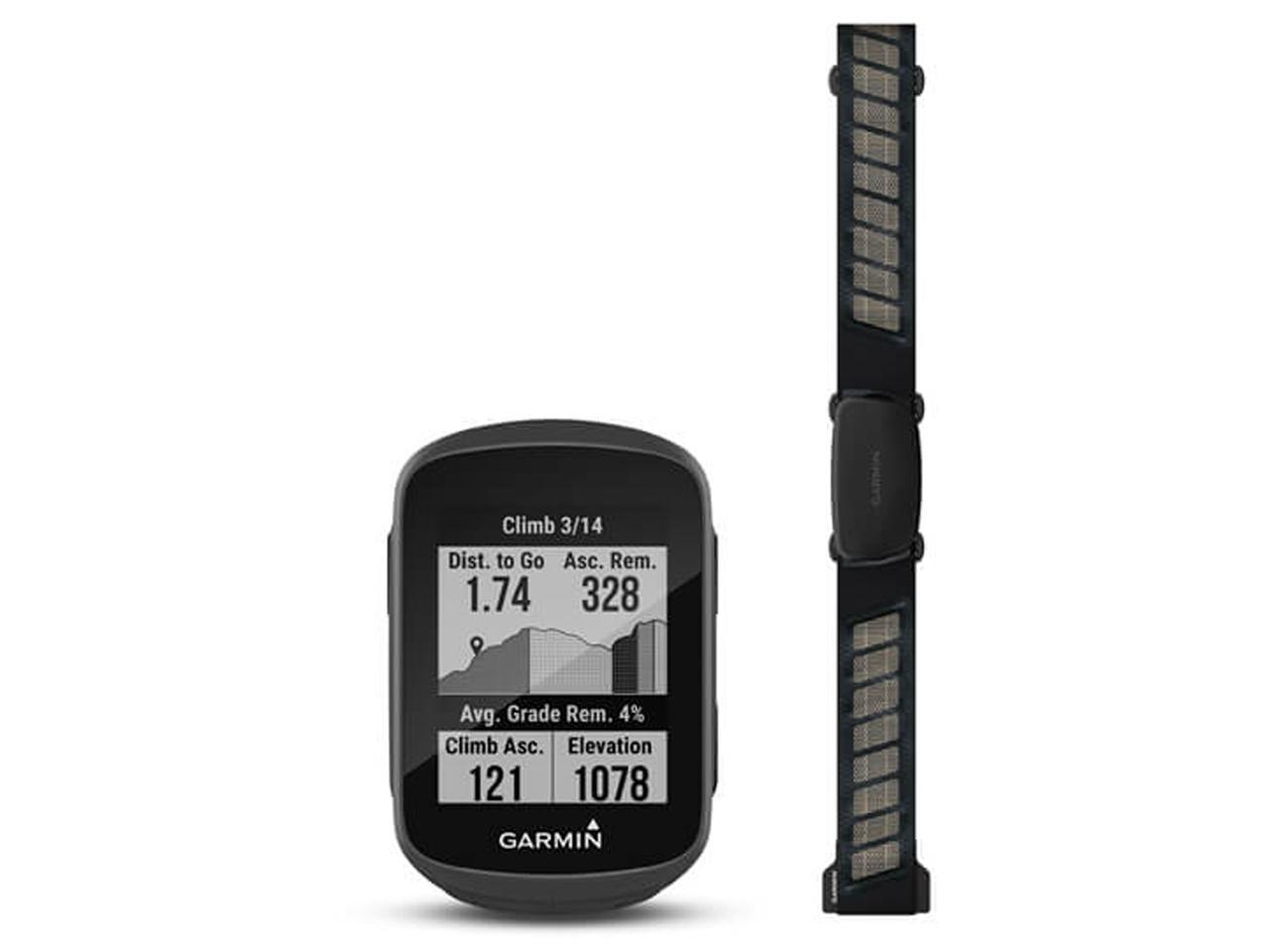 Garmin Edge 130 Plus Bike Computer with HRM-Dual Bundle - (010-02385-10)