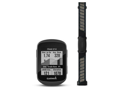 Garmin Edge 130 Plus Bike Computer with HRM-Dual Bundle - (010-02385-10)