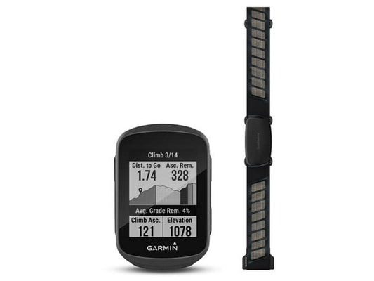 Garmin Edge 130 Plus Bike Computer with HRM-Dual Bundle - (010-02385-10)