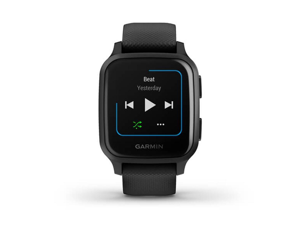 Garmin Venu SQ Music Edition - Black with Slate Bezel