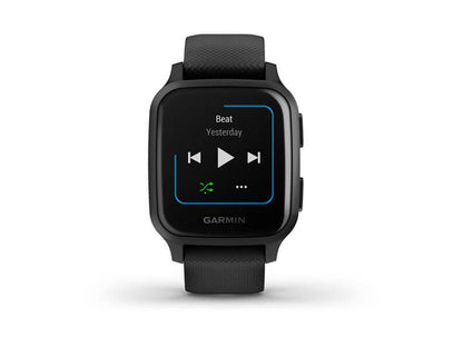 Garmin Venu SQ Music Edition - Black with Slate Bezel