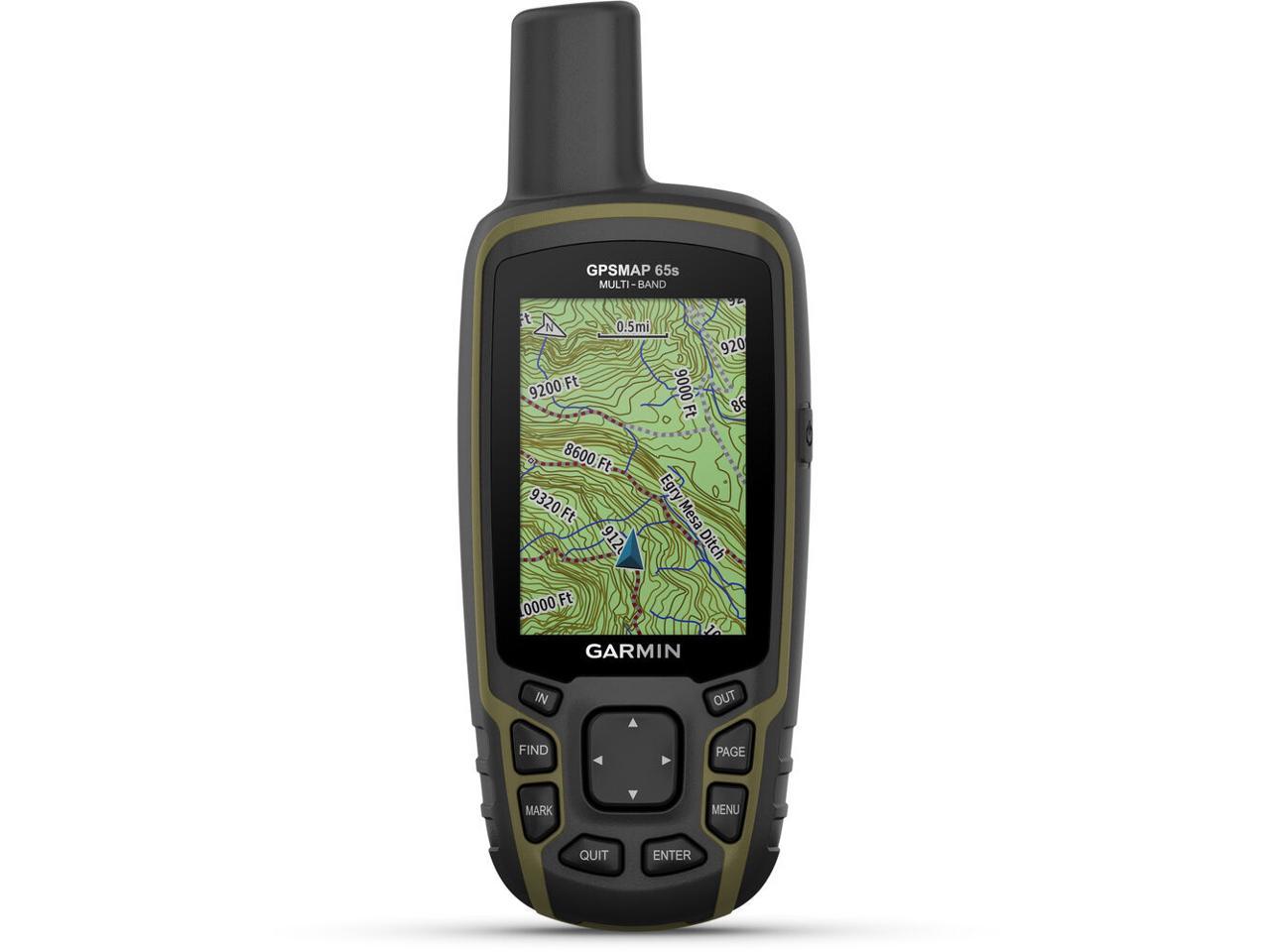 Garmin GPSMAP 65s, Multi-Band/Multi-GNSS Handheld with Sensors