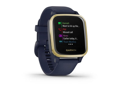 Garmin Venu SQ Music Edition - Navy with Light Gold Bezel