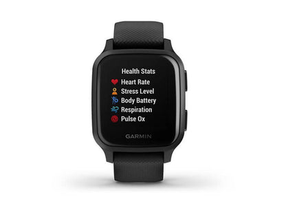 Garmin Venu SQ Music Edition - Black with Slate Bezel