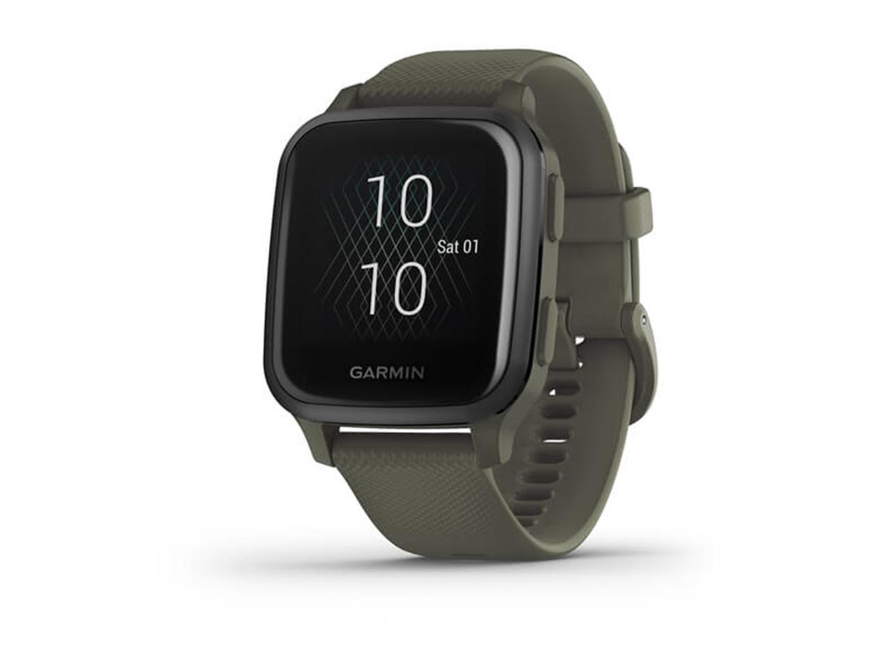 Garmin Venu SQ Music Edition - Moss with Slate Bezel