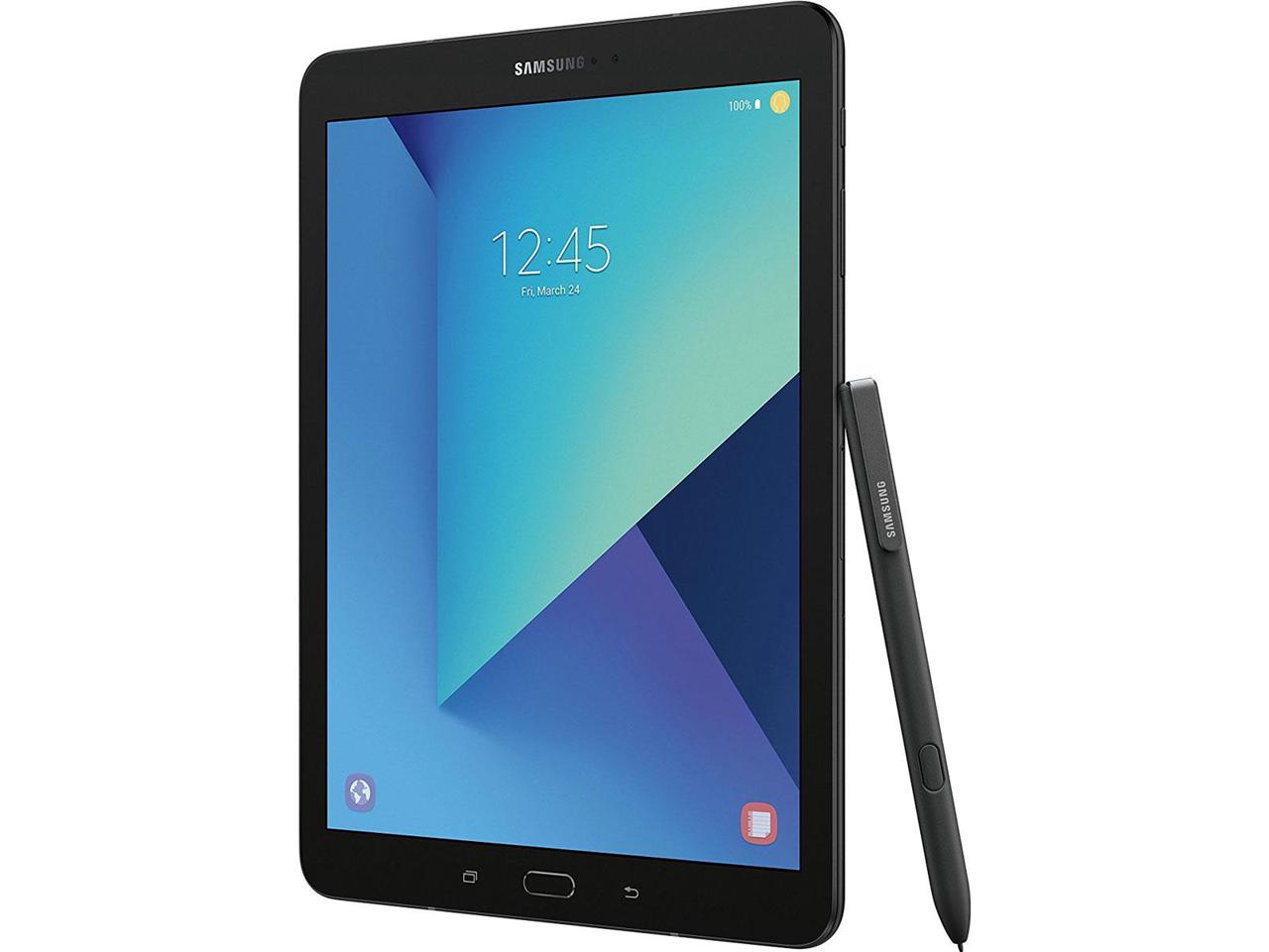 SAMSUNG Galaxy Tab S3 SM-T820NZKAXAR Qualcomm APQ8096 (2.15 GHz) 4 GB Memory 32 GB Flash Storage 9.7" 2048 x 1536 Tablet PC with S Pen Android 7.0 (Nougat) Black