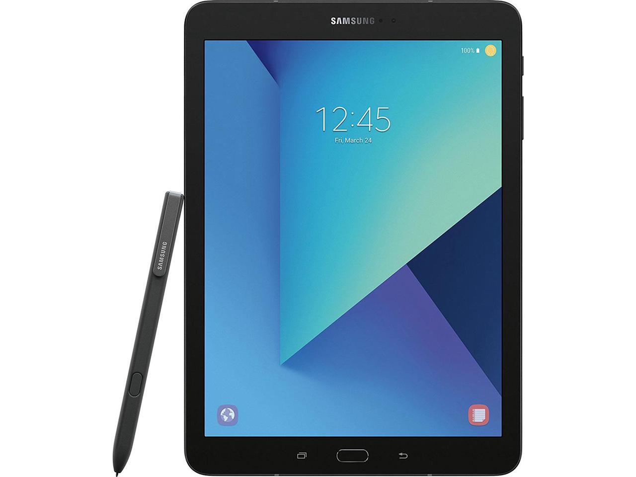 SAMSUNG Galaxy Tab S3 SM-T820NZKAXAR Qualcomm APQ8096 (2.15 GHz) 4 GB Memory 32 GB Flash Storage 9.7" 2048 x 1536 Tablet PC with S Pen Android 7.0 (Nougat) Black