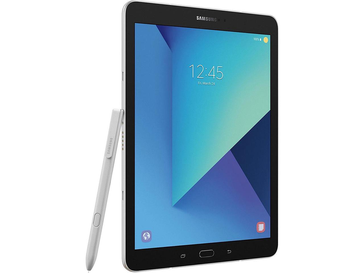 SAMSUNG Galaxy Tab S3 SM-T820NZSAXAR Qualcomm APQ8096 (2.15 GHz) 4 GB Memory 32 GB Flash Storage 9.7" 2048 x 1536 Tablet with S Pen Android 7.0 (Nougat) Silver