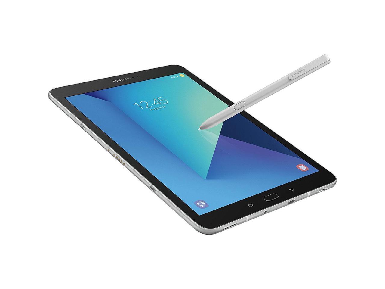 SAMSUNG Galaxy Tab S3 SM-T820NZSAXAR Qualcomm APQ8096 (2.15 GHz) 4 GB Memory 32 GB Flash Storage 9.7" 2048 x 1536 Tablet with S Pen Android 7.0 (Nougat) Silver