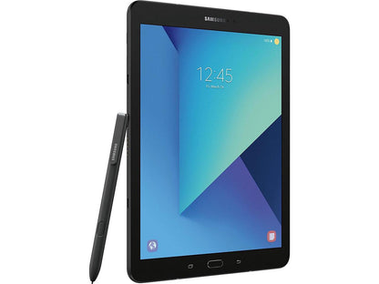 SAMSUNG Galaxy Tab S3 SM-T820NZKAXAR Qualcomm APQ8096 (2.15 GHz) 4 GB Memory 32 GB Flash Storage 9.7" 2048 x 1536 Tablet PC with S Pen Android 7.0 (Nougat) Black