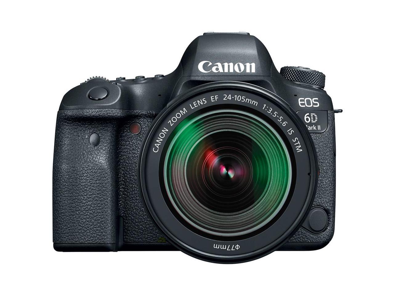 Canon EOS 6D Mark II 26.2MP Full-Frame Digital SLR Camera with EF 24-105mm IS STM Lens