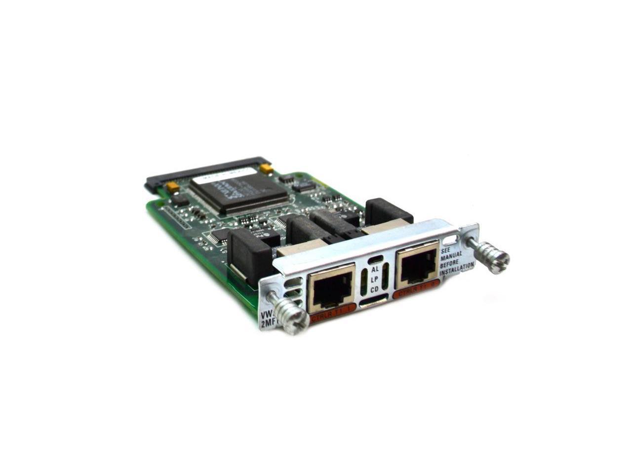 800-04477-01 B0 Original Cisco VWIC-2MFT-T1 2 Port Multiflex Trunk Card Dsu/Csu Network Switches & Management