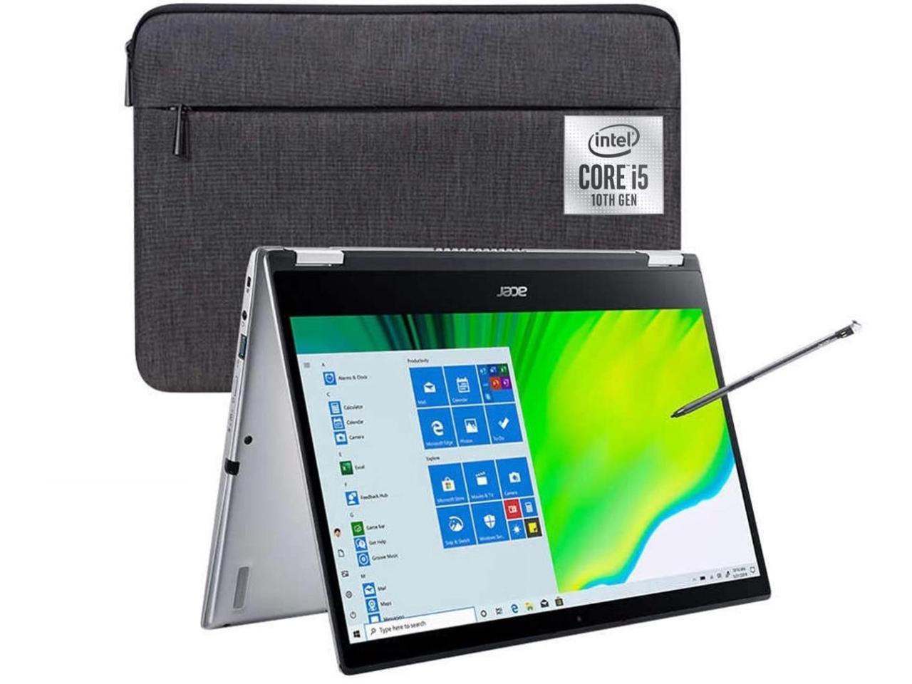 Acer Spin 3 - 14" Laptop Intel Core i5-1035G1 1GHz 8GB Ram 256GB SSD Win 10 Home