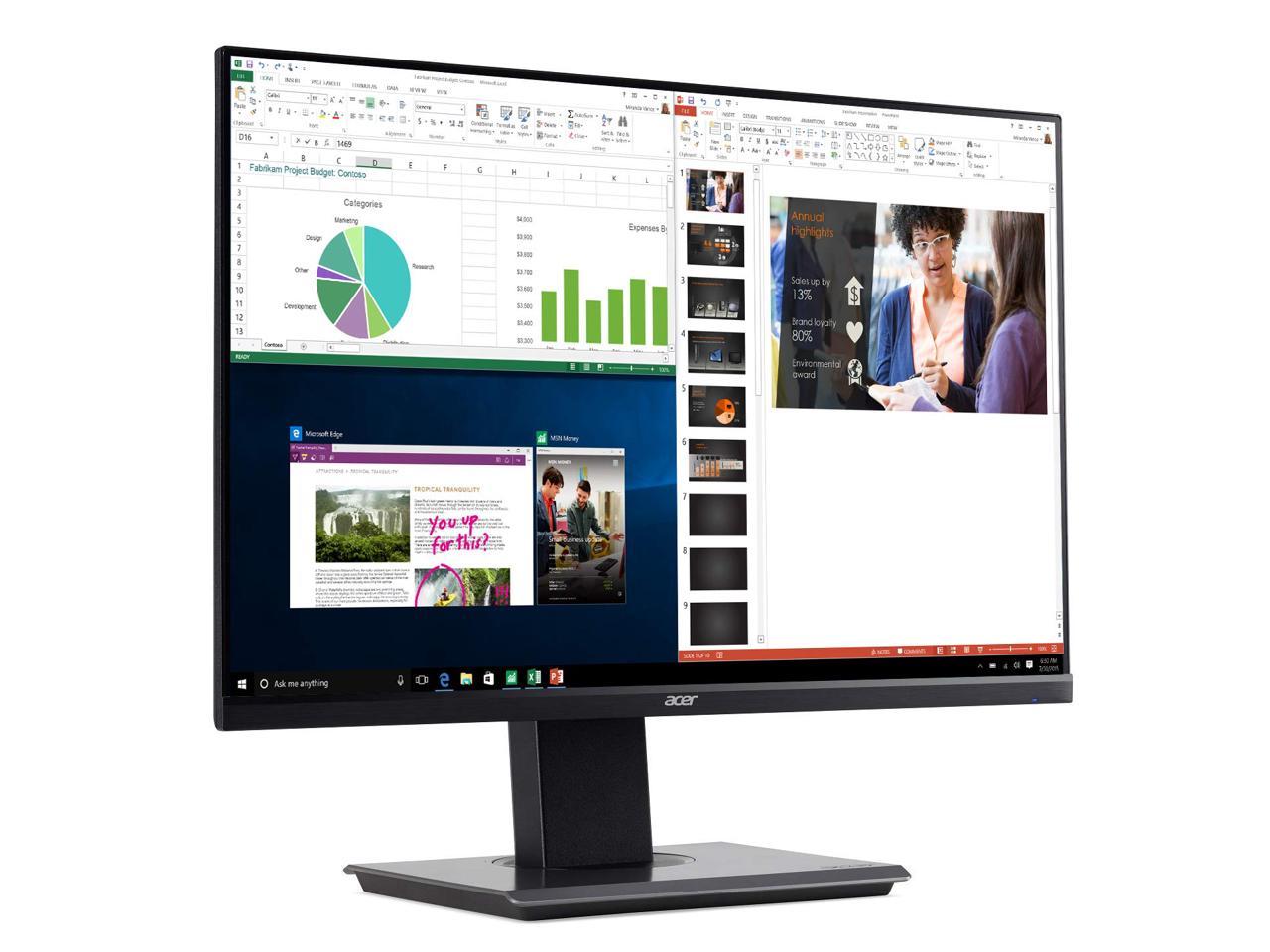 Acer B7 25" Widescreen LCD Monitor Full HD 1920 x 1080 4ms 75 Hz 300 Nit IPS