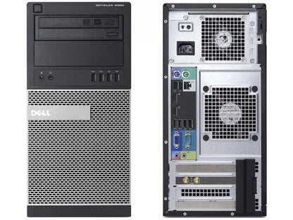 DELL Optiplex 9020 MidTower PC / Intel Core i5 4th Gen 4570 (3.2 GHz) / 16 GB RAM / 120 GB *NEW* SSD / 1 TB HDD / Windows 10 Pro 64-Bit / USB Wifi Adapter Included