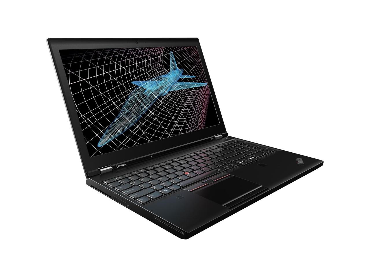 Lenovo Laptop ThinkPad P50 (20EN001EUS) Intel Core i7 6th Gen 6820HQ (2.70 GHz) 16 GB Memory 256 GB SSD NVIDIA Quadro M2000M 15.6" 4K/UHD Windows 10 Home downgrade to Windows 7 Professional 64-Bit