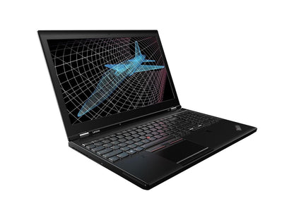 Lenovo Laptop ThinkPad P50 (20EN001EUS) Intel Core i7 6th Gen 6820HQ (2.70 GHz) 16 GB Memory 256 GB SSD NVIDIA Quadro M2000M 15.6" 4K/UHD Windows 10 Home downgrade to Windows 7 Professional 64-Bit
