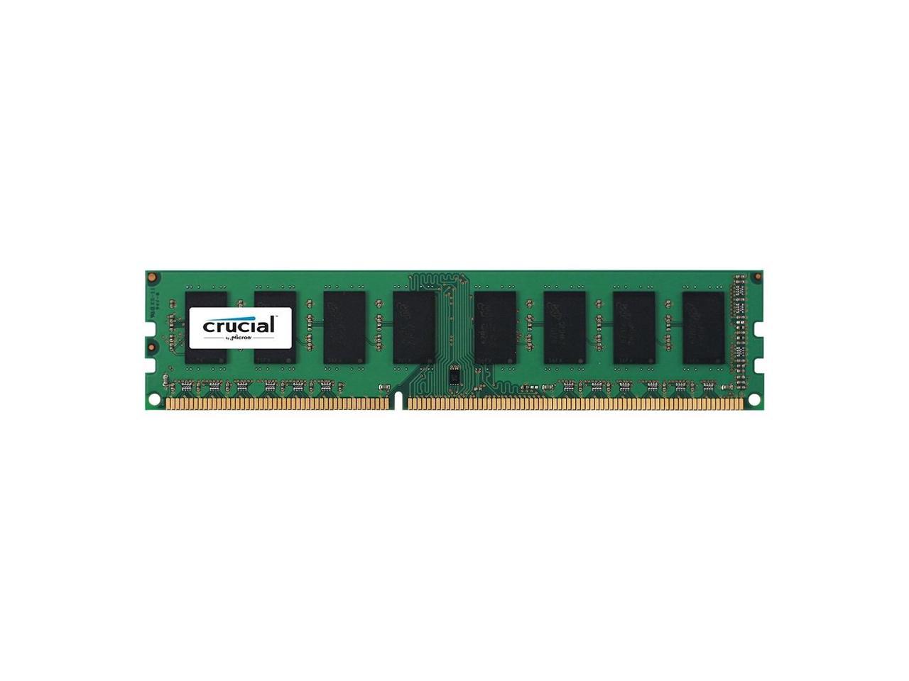 Crucial 4GB 240-Pin DDR3 SDRAM DDR3L 1866 (PC3L 14900) Desktop Memory Model CT51264BD186DJ