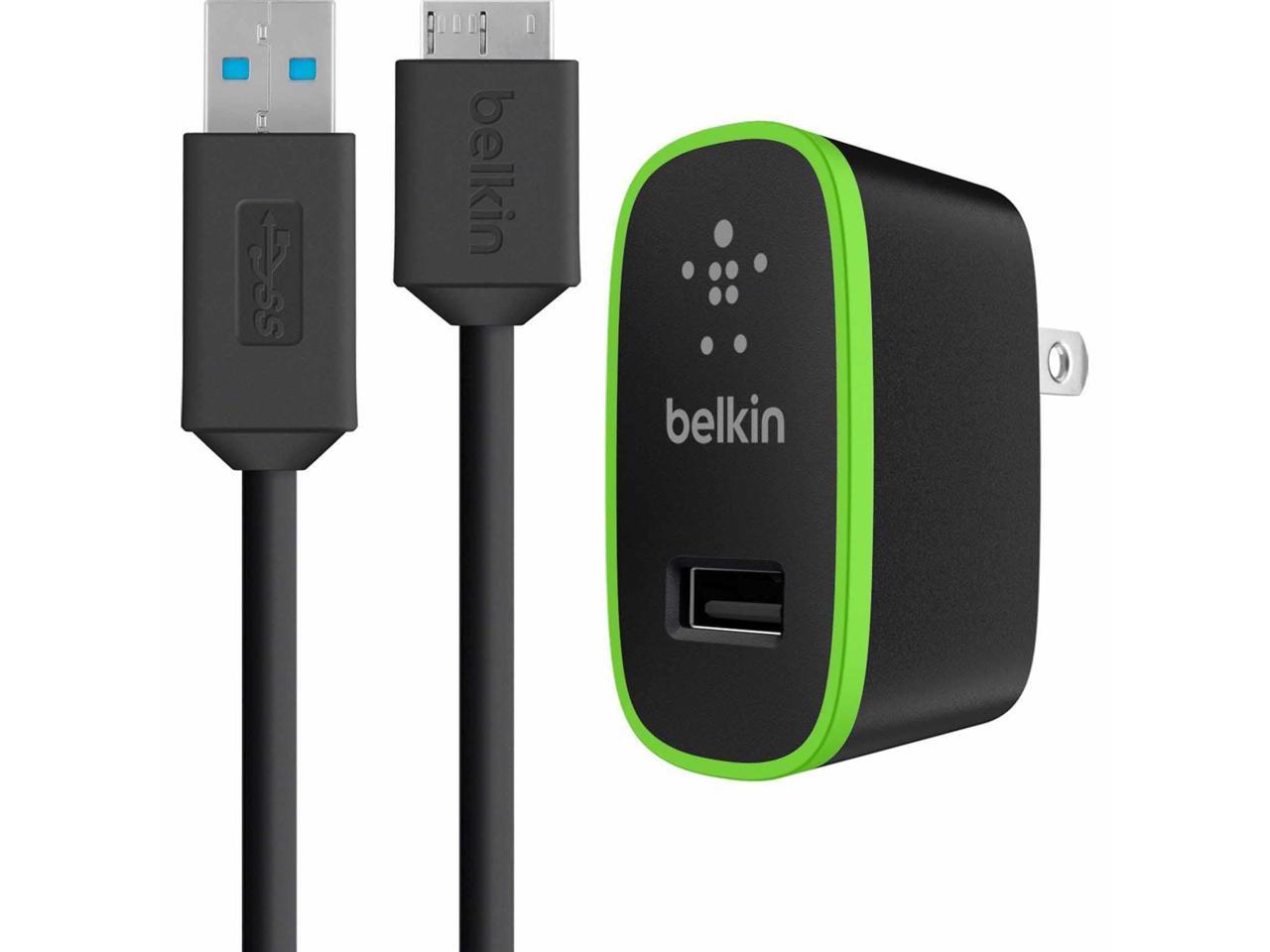 Belkin Home Charger with USB 3.0 Micro-B Cable (10 Watt/2.1 Amp)