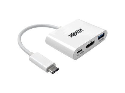 Tripp Lite USB C to HDMI Multiport Adapter w/PD Charging USB Type C to HDMI (U444-06N-HU-C)
