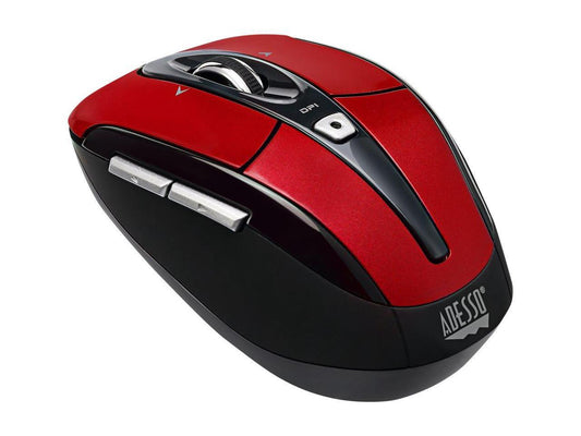 ADESSO iMouse S60R Red 6 Buttons Tilt Wheel USB RF Wireless Optical 1600 dpi Mouse