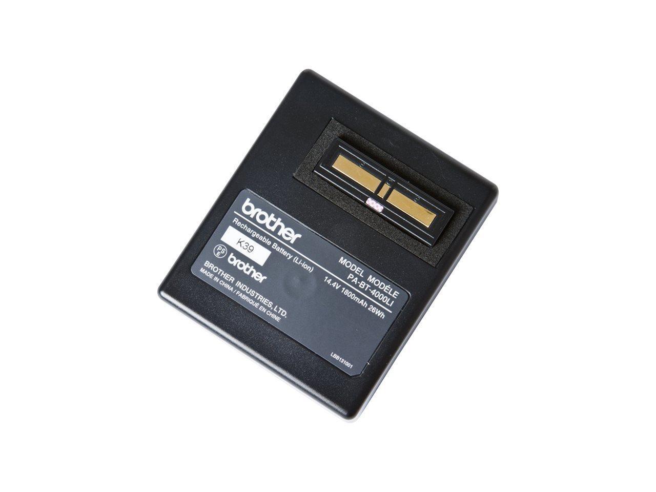 Brother Mobile Printer Battery - For Printer - Battery Rechargeable - 14.4 V DC - 1800 mAh - Ion -