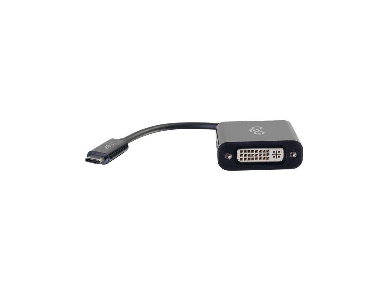 USB-C TO DVI ADAPTER BLACK*