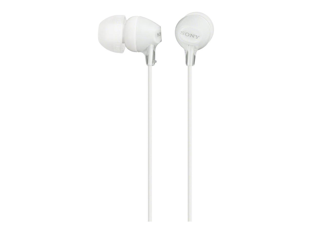 Sony Fashion Color EX Series Earbuds - Stereo - Mini-phone - Wired - White