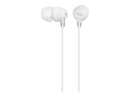 Sony Fashion Color EX Series Earbuds - Stereo - Mini-phone - Wired - White