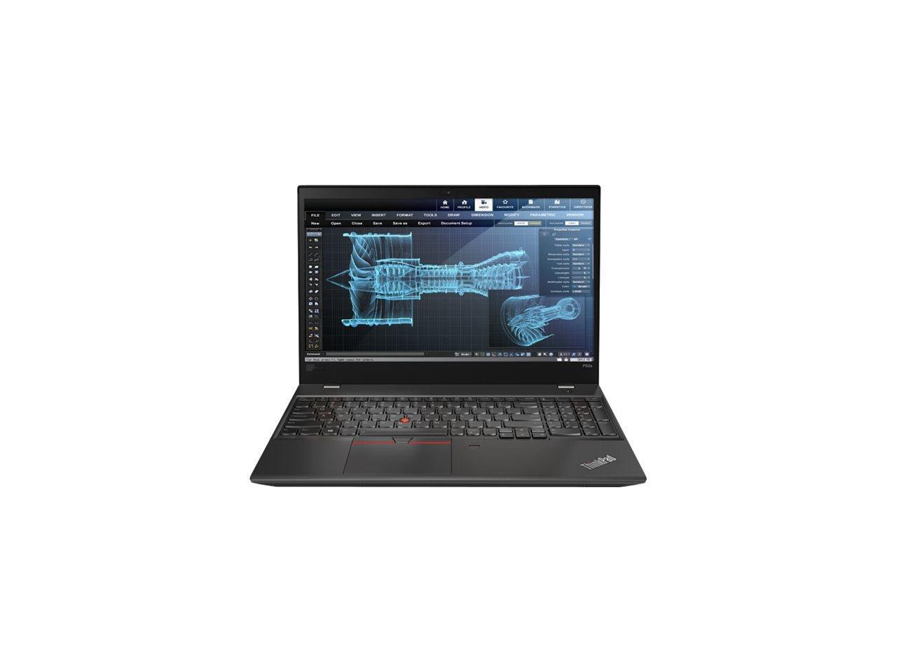 Lenovo 20LB0019US Thinkpad P52S 20Lb - Core I7 8650U / 1.9 Ghz - Win 10 Pro 64-Bit - 16 Gb Ram - 1 Tb Ssd Tcg Opal Encryption 2, Nvme - 15.6 Inch Ips 1920 X 1080 (Full Hd) - Quadro P500 / Uhd Graphic