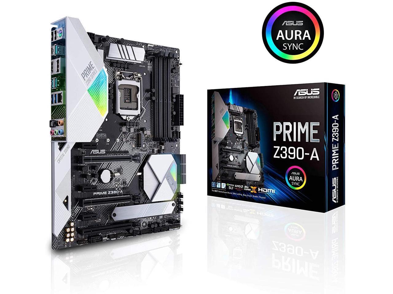 ASUS Prime Z390-A LGA 1151 (300 Series) Intel Z390 SATA 6Gb/s ATX Intel Motherboard