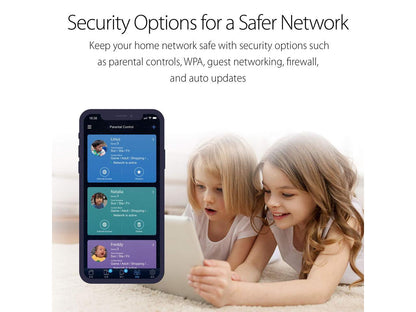 ASUS AC1750 WiFi Router (RT-ACRH18) - Dual Band Wireless Internet Router, Easy Setup, Parental Control, USB 3.0, AiRadar Beamforming Technology extends Speed, Stability & Coverage, MU-MIMO