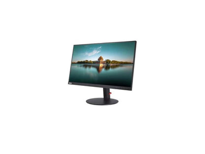 Lenovo ThinkVision T24i-10 24" (Actual size 23.8") Wide Screen Full HD 1920 x 1080 4ms VGA DisplayPort HDMI In-Plane Switching Panel Near Edgeless Monitor