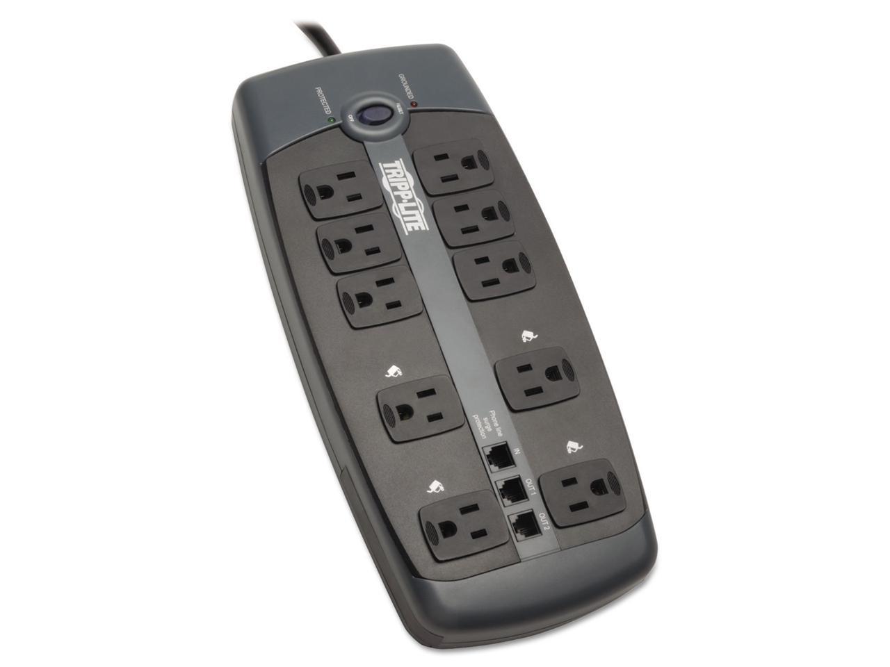 Tripp Lite TLP1008TEL 8ft. 10 Outlets 2395 Joules Protect It! Surge Suppressor