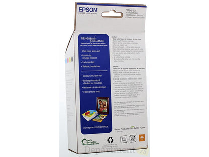 Epson T252XL-BCS Combo Pack, Black High Capacity and C/M/Y Standard Capacity Cartridges