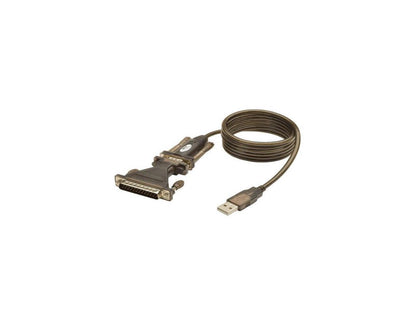 Tripp Lite U209005DB25 Black USB TO RS232 Cable