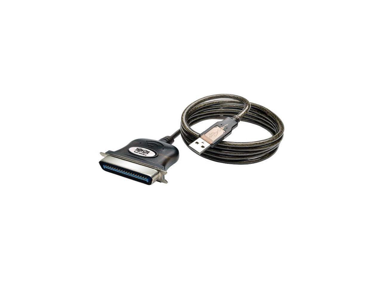 Tripp Lite USB to Parallel Printer Cable (USB-A to Centronics 36 M/M), 6-ft. (U206-006-R)